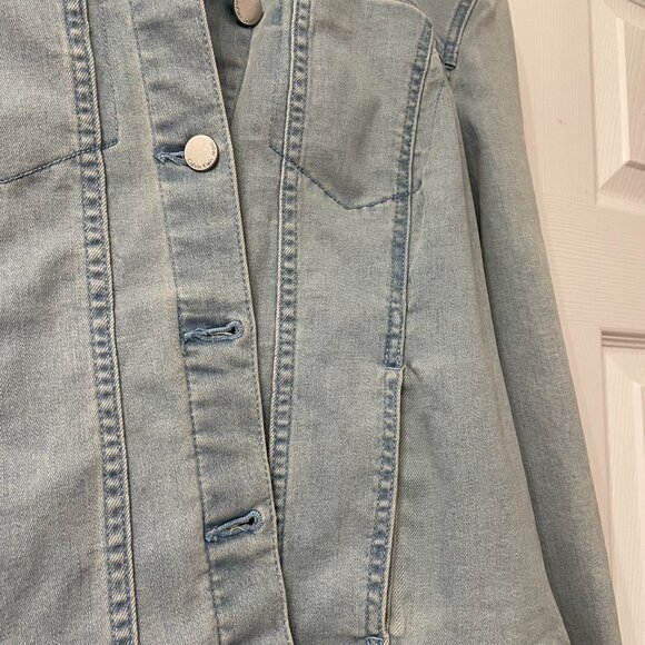CALVIN KLEIN JEANS Denim Button Up Jacket- Size Small - Picture 3 of 5